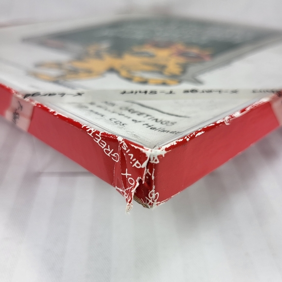 Shoebox Greetings Teacher Cat T-SHIRT Mens Size XL 46-48 Gum Chalkboard NOS - Picture 9 of 11